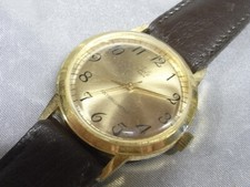 JOLE ANCIEN MONTRE DATEUR POIGNET HOMME MOUVEMENT MECANIQUE WATCH VINTAGE PL OR