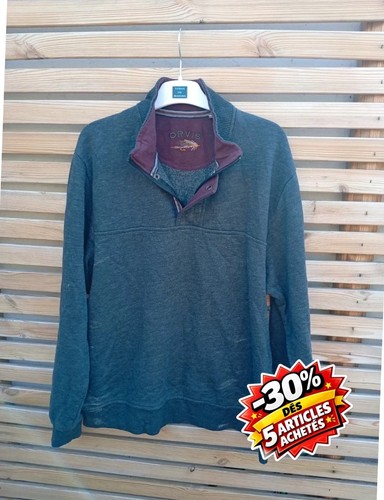 Pull homme orvis - orvis, zip