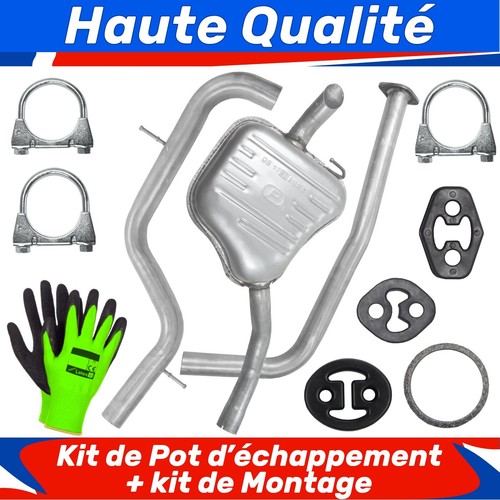 Kit pot échappement pour - kit,
