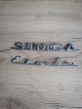 Monogramme Sigle Emblème Simca aronde P60 Etoile