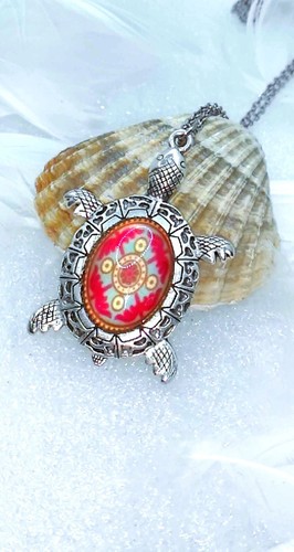 Collier femme pendentif tortue - collier,