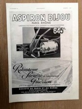 Aspirateur BIJOU Paris Rhône