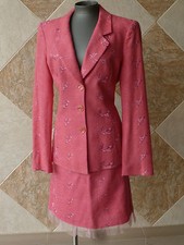 Tailleur  "Christian Lacroix  Bazar"  -  Couleur rose  ---  Neuf --   T.42