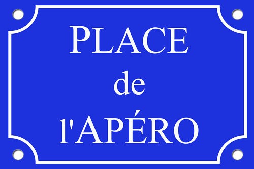 Plaque apéro café - cafÉ, bar