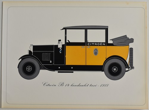 Citroën landaulet taxi - 14,