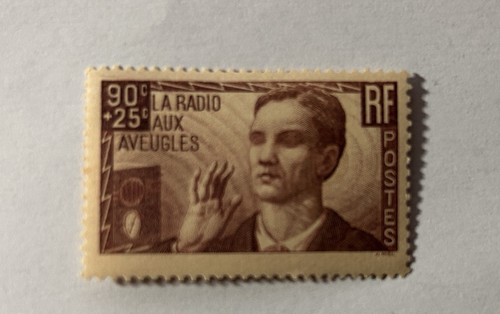 France 1938 radio aux - france, aveugles