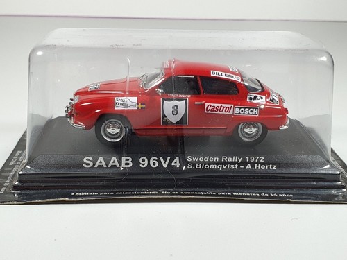 Saab 96v4 sweden rally 1972 - sweden,