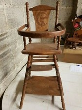 Chaise haute bois pour - chaise,
