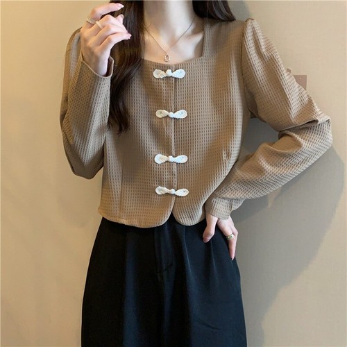 Femmes carré chemise col - femmes,