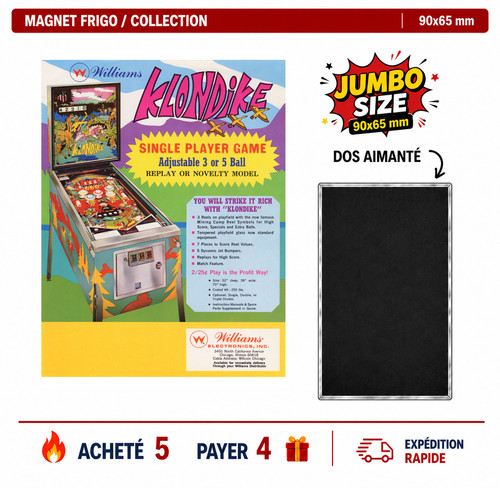 Magnet frigo klondike - frigo,