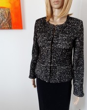 Marque dégriffée : Belle Veste stretch effet tweed. Taille 36/S