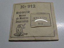 VERRE MONTRE CINTRÉ 2 COTÉS