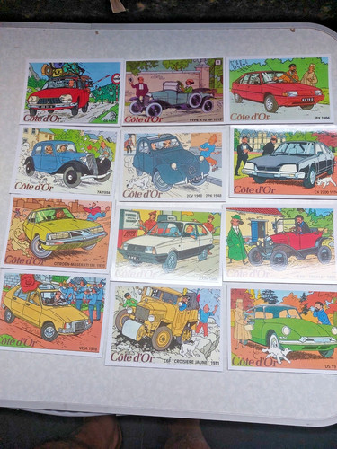 Lot carte postale tintin - de,