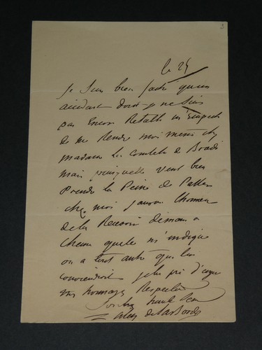 Alexandre laborde lettre - de,