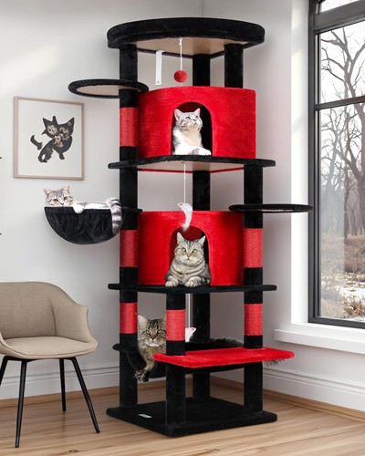 Arbre chat coin gothique - arbre,