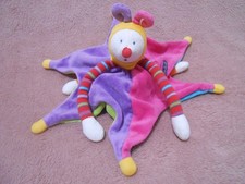 Doudou plat Clown Lutin