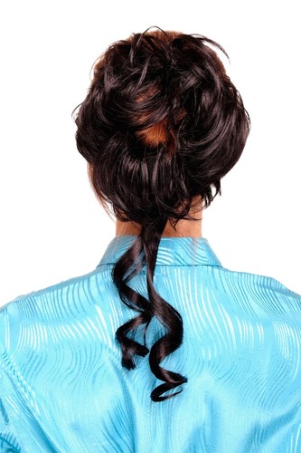 Postiche scrunchy cheveux rose - postiche,