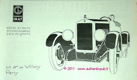 Publicite ancienne 1922 - ancienne,