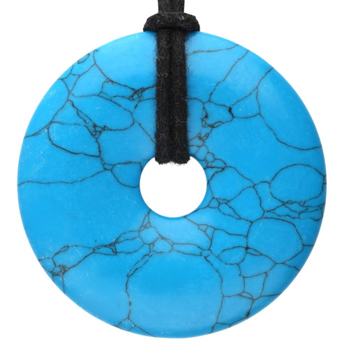 Pendentif pierre donut - en,