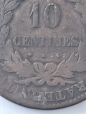 Lot 135  Ceres 10 centimes 1874 K 