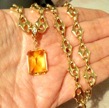 Collier belle citrine - belle,