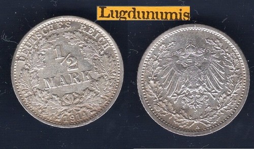 Allemagne mark 1914 - 1/2,