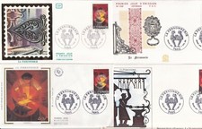 Lot de 4 enveloppes 1er Jour