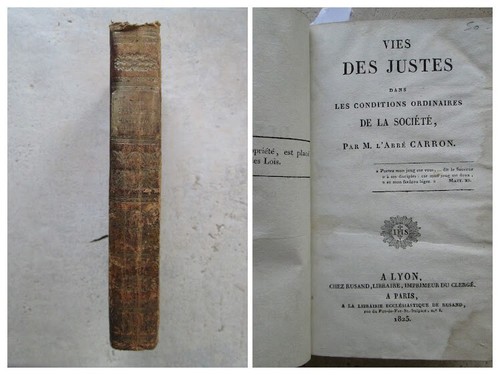 Vies des justes 1825 kostka - justes,, (kostka
