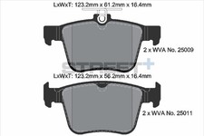 Plaquettes de frein VW TOURAN