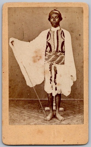 Cdv 1870 serviteur nubien - nubien, le