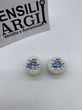 Pommeau Pomme Meubles en Porcelaine Avec Fleur - Made IN Italy