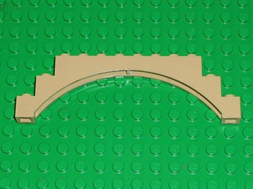 Lego tan arch 6108 set - arch, 4714