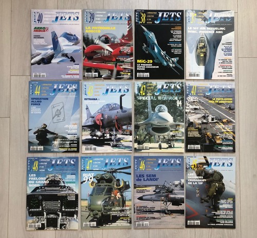 12x revues jets année - revues,