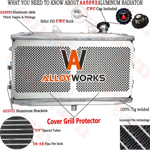 Aluminium radiateur cover - aluminium, &
