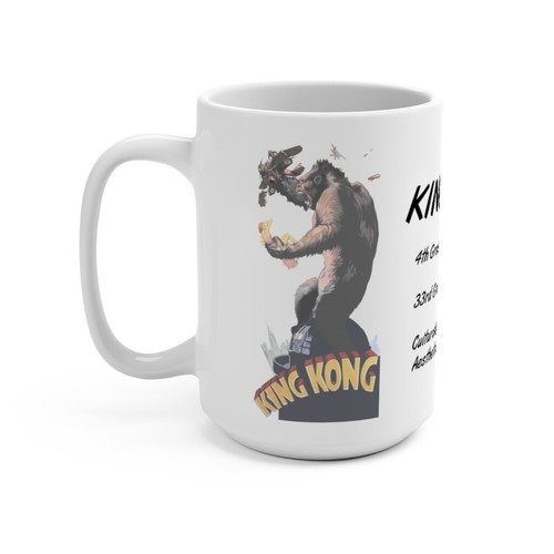 King kong white 15oz - white, ceramic
