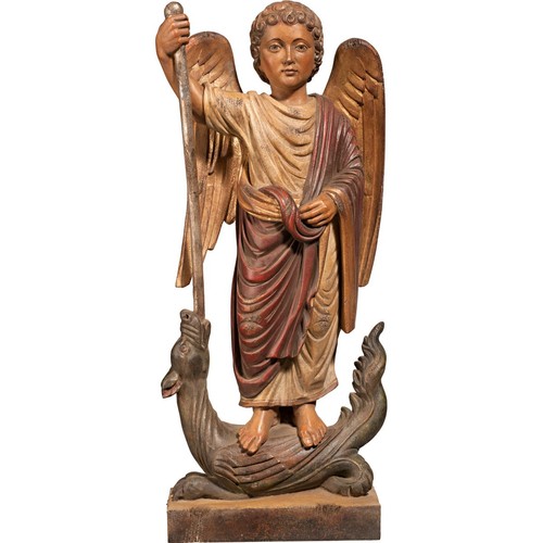 Statue sculpture saint michel - sculpture,