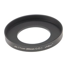 Bague adaptation 49mm-77mm pour boîte mate (matte box) 80 mm O.D.