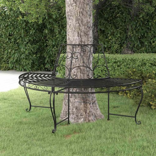 Banc demi circulaire tour - demi-circulaire,