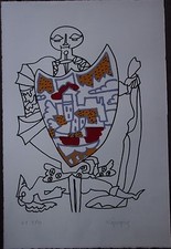 Charles LAPICQUE  Lithographie