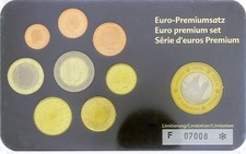 Luxembourg Série Euro essai/probe 1 euro 1998 9 pièces C10866