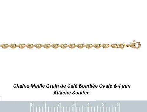 Dolly bijoux chaine - 25cm, grain