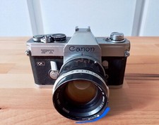 Canon Ft QL Appareil photo Reflex argentique Objectif FL 50mm 1:1.4 À restaurer.