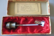 Thermomètre à vin en étain