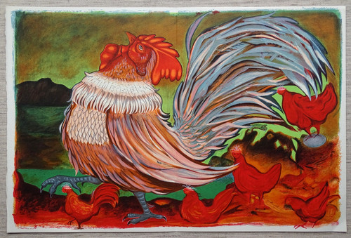 Cadiou belle lithographie - cadiou,