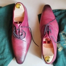 Chaussures Finsbury • 1paire de Richelieu en Rouge et Noir • Taille EU 42 - UK 8