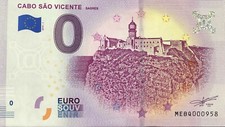 BILLET 0 EURO SOUVENIR CABO SAO VICENTE SAGRES PORTUGAL  2019-1 