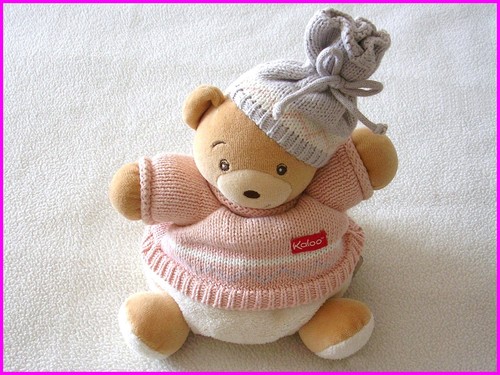 Doudou boule ours - doudou, patapouf