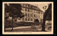 CPA Niederbronn-les-Bains, Hotel Matthis 
