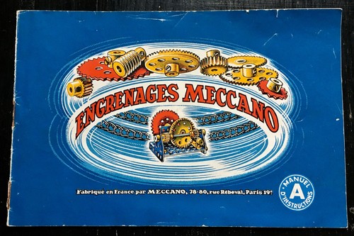 Meccano france manuel ancien - france,