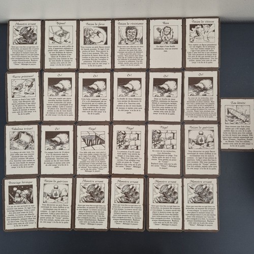 25x carte trésor original - trésor,